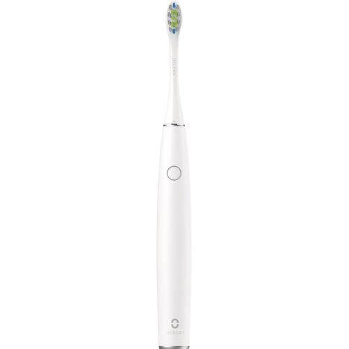 Air2,Brosse À Dents Éléctrique Sonique,Brosse À Dents Éléctrique Silencieux 37db,Autonomie 40 Jours,Polis Dupont Doux,2 Modes Brossage,Minuteur 2mins Et Rappel 30s,Étanche Ipx7,Blanc