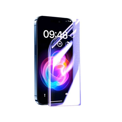Pack De 2 Pièces Pour Iphone 15 Promax, Film Hydrogel De Protection Des Yeux, Protecteur D'écran De Téléphone Portable, Anti-Lumière Bleue