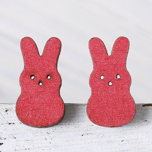 Boucles D'oreilles Lapin De Pâques Pour Femmes, Mignon, Fille, Mode Kawaii, Animaux En Bois, Bijoux De Fête, Accessoires, 2023
