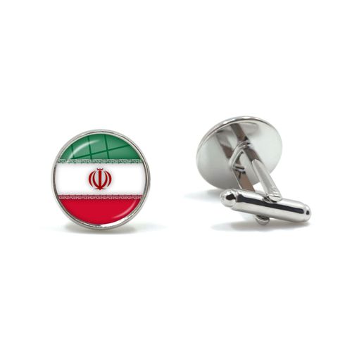 Cabochon En Verre Pour Hommes, Boutons De Manchette, Accessoires De Chemise, Cadeau, Qatar, Corée Du Nord, Oman, Cuba, Singapour