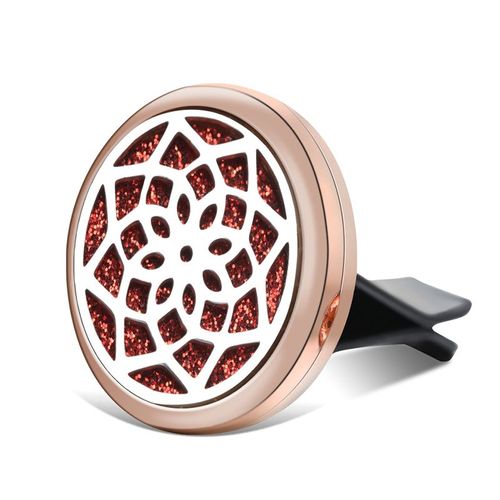 Diffuseur D'huiles Essentielles De Voiture En Acier Inoxydable, Médaillon De Parfum Doré, Clip De Sortie De Voiture, Pendentif D'aromathérapie, Bijoux Constellations, Nouveau