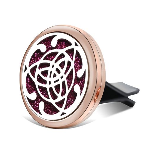 Diffuseur D'huiles Essentielles De Voiture En Acier Inoxydable, Médaillon De Parfum Doré, Clip De Sortie De Voiture, Pendentif D'aromathérapie, Bijoux Constellations, Nouveau