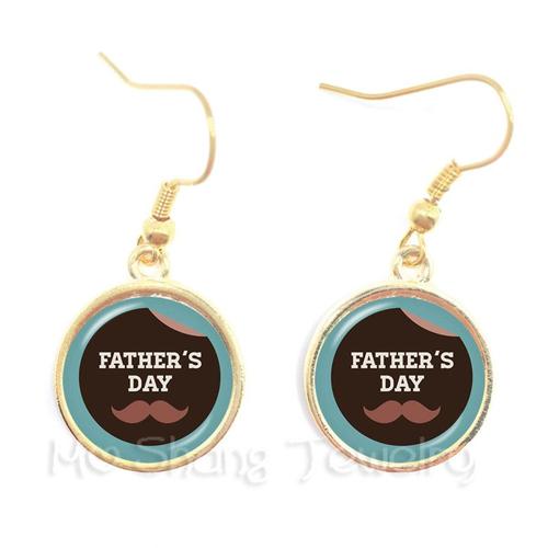 Boucles D'oreilles «Papa» Pour La Fête Des Pères, Pour Femmes, À La Mode, Meilleurs Cadeaux, I Love Dad, Nouvelle Collection