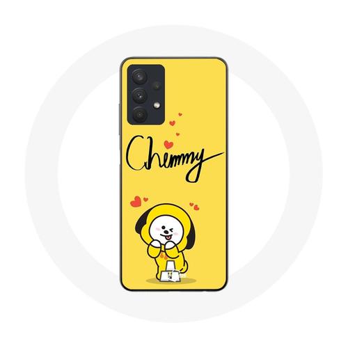 Coque Pour Samsung Galaxy A32 5g Bts Bangtan Garçons Bt21 Chimmy Jimin Fond Jaune