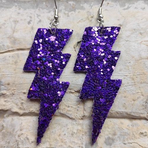 Boucles D'oreilles Brillantes En Cuir Coloré Pour Femmes, Bijoux Tendance, Tendance, Cool, Rose, Vert, Fête, Mardi Gras, 2023