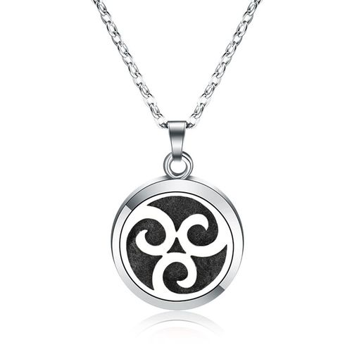 Collier En Acier Inoxydable Avec Pendentif Diffuseur De Parfum 28mm, Nouveau Design Animal, Libellule, Hibou, Éléphant, Chats, Bijoux