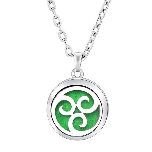 Collier Diffuseur D'huile Essentielle En Forme De C¿Ur, Pendentif En Acier Inoxydable De Haute Qualité, Médaillon De Parfum Libellule, Bijoux