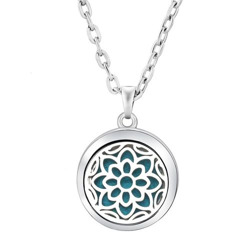 Collier Diffuseur D'huile Essentielle En Forme De C¿Ur, Pendentif En Acier Inoxydable De Haute Qualité, Médaillon De Parfum Libellule, Bijoux
