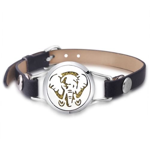 Bracelet D'aromathérapie En Cuir Pour Femme, Arbre De Vie, Diffuseur D'huiles Essentielles, Parfum, Médaillon, Beaux Bracelets, Bijoux, Nouveau