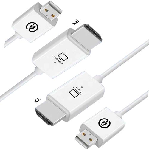 Transmetteur Et Récepteur Hdmi Sans Fil, 165Ft/50M 1080P Video/Audio Extender Sans Fil Depuis Appareil Photo, Ordinateur Portable, Décodeur Vers Hd Tv/Projecteur, Être Applicable L'École, L'[X617]