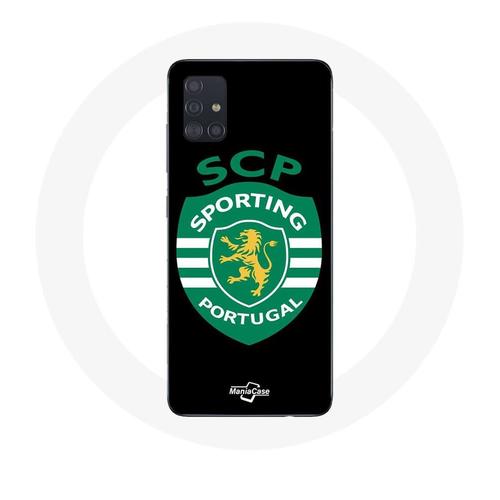 Coque Samsung Galaxy A51 4g Scp Sporting Portugal Fond Noir