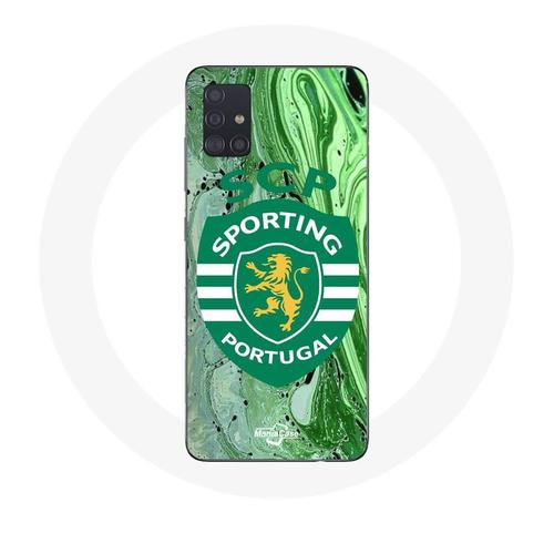 Coque Samsung Galaxy A51 4g Scp Sporting Portugal Fond Vert
