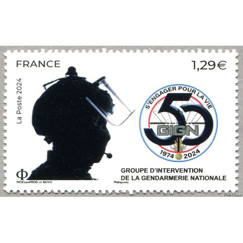 France 2024, Très Beau Timbre Neuf** Luxe Yvert 5793, Le Gign, Groupe D’Intervention De La Gendarmerie Nationale.
