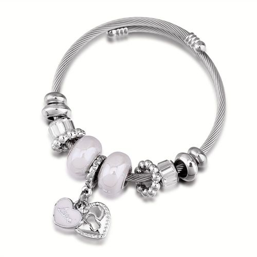 Bracelet Papillon Peint Perlé Pour Femme, Bracelets Ouverts Réglables, Bijoux Fantaisie, Breloque, Cadeau D'amour, Nouveau, 60mm