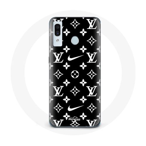 Coque Samsung Galaxy A30 Nike Lv Fond Noir