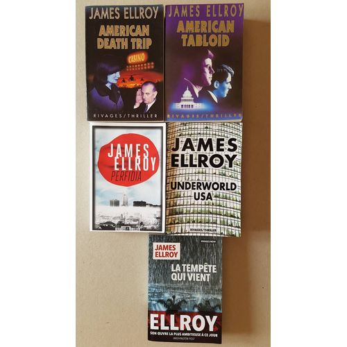 James Ellroy - Lot De 5 Livres