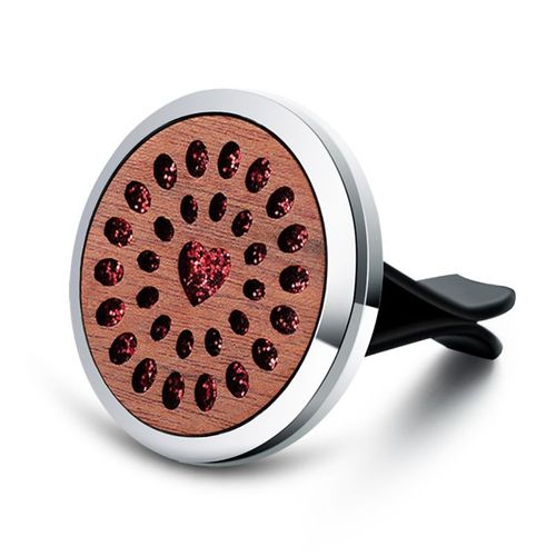 Diffuseur D'aromathérapie De 21 Styles De Voiture, Désodorisant De Voiture Détachable En Bois Rétro, Médaillon De Parfum, Pendentif Bijoux, 2021