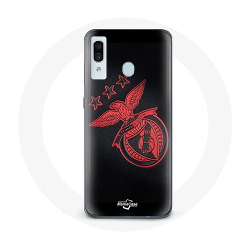 Coque Samsung Galaxy A30 Slb Benfica Fond Noir