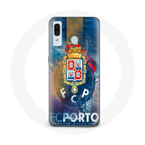 Coque Samsung Galaxy A20 Fcp Porto Fond Bleu