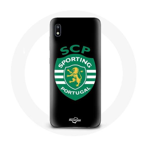 Coque Samsung Galaxy A10 Scp Sporting Portugal Fond Noir