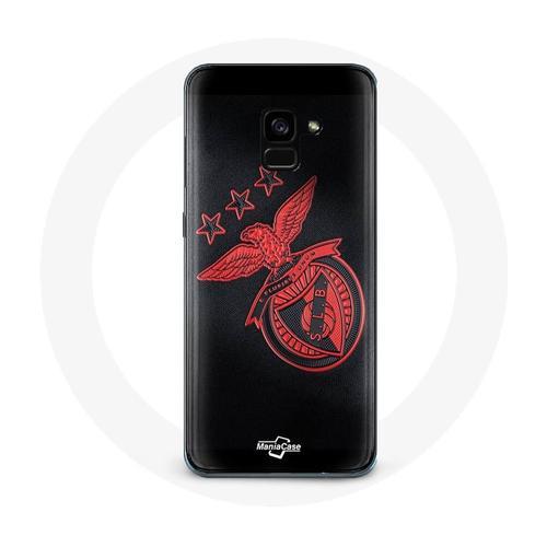 Coque Samsung Galaxy A5 2018 Slb Benfica Fond Noir