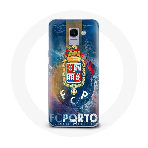 Coque Samsung Galaxy J6 2018 Fcp Porto Fond Bleu