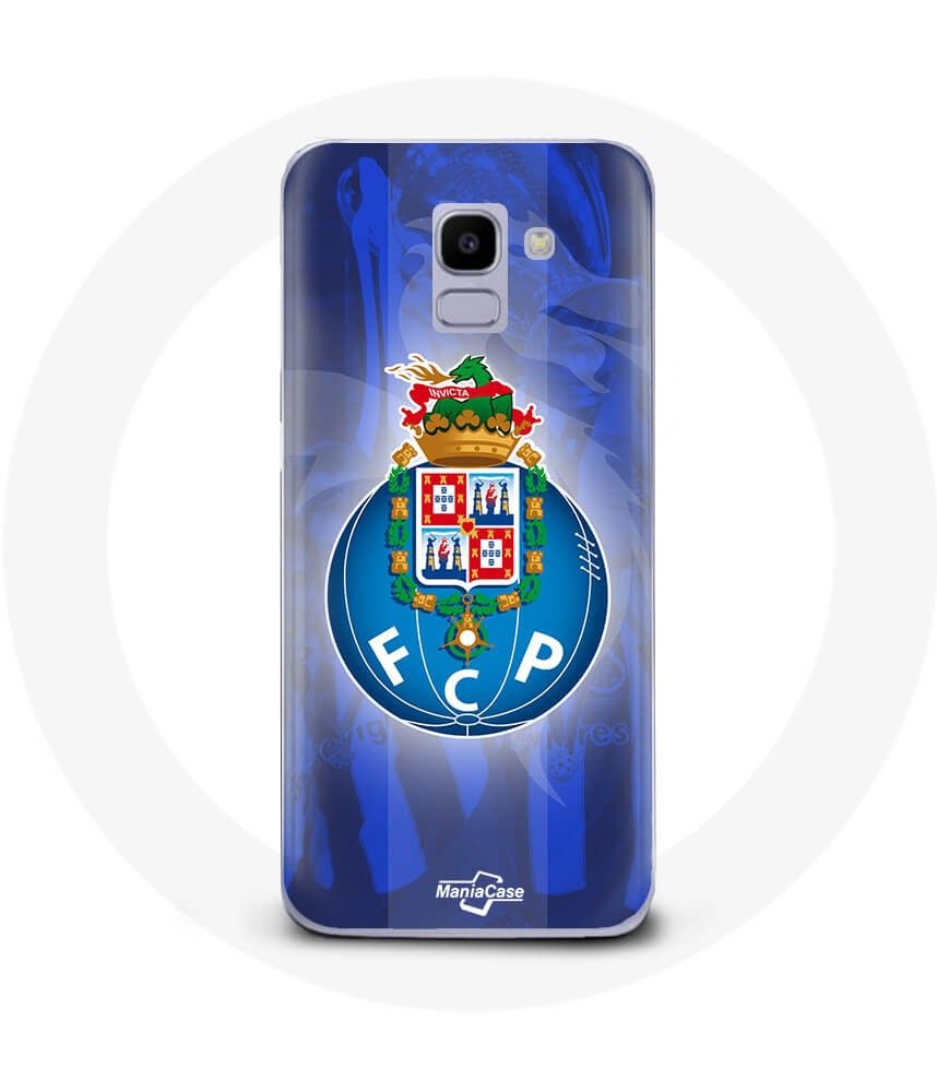 Coque Samsung Galaxy J6 2018 Fcp Porto Fond Bleu Portugal