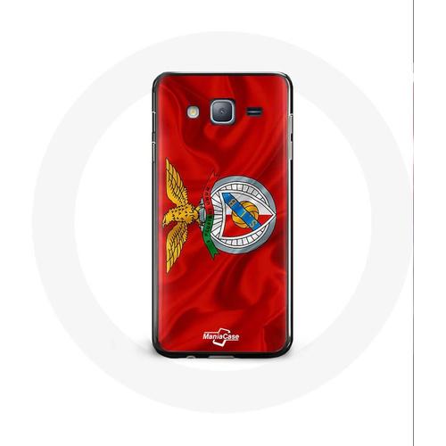 Coque Samsung Galaxy J3 2016 Slb Benfica Fond Rouge