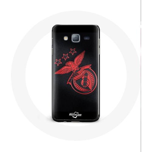 Coque Samsung Galaxy J3 2016 Slb Benfica Fond Noir