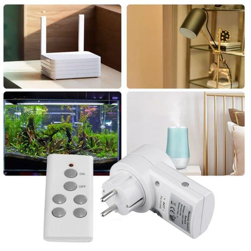 Prise de courant avec télécommande sans fil, 230V, 10a, pour maison et maison, compteur d'énergie, prise ue