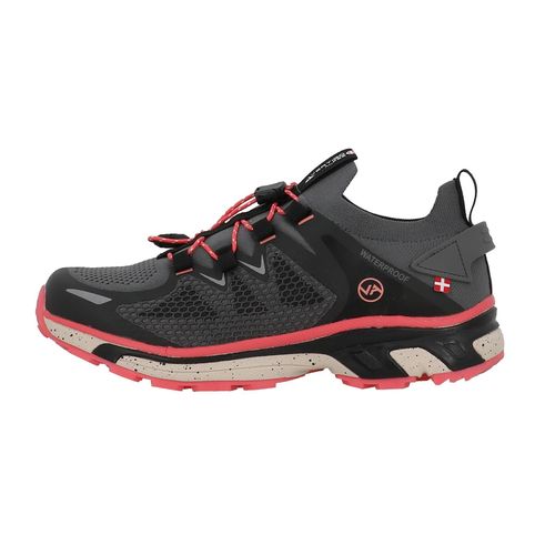 Chaussures Marche Randonnées Vertigo Alpes Trekking Basse Femme Gris Anthracite Foncé
