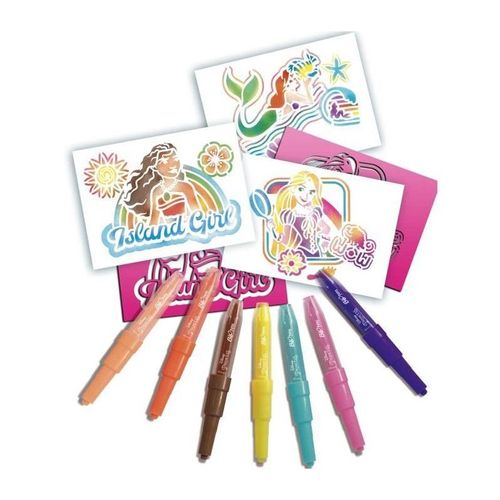 Blopens - Lansay - Disney Princess - 7 Pochoirs - Des 5 Ans