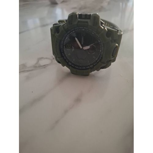 Montre Homme Sport Plastique Vert