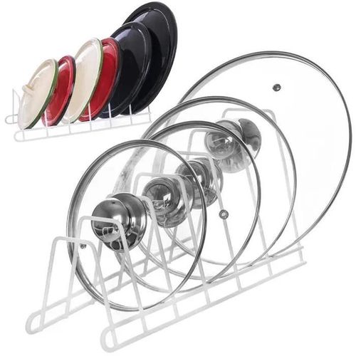 Organisateur Couvercles Casseroles Assiettes Cuisine