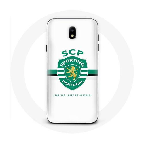 Coque Samsung Galaxy J5 2017 Scp Sporting Portugal Fond Blanc