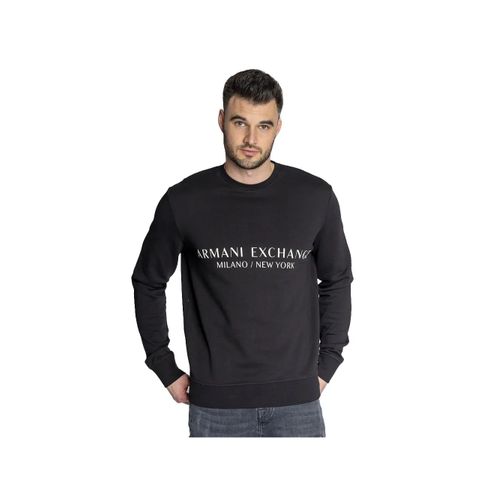 Sweat Armani Exchange Milano New York Homme Noir