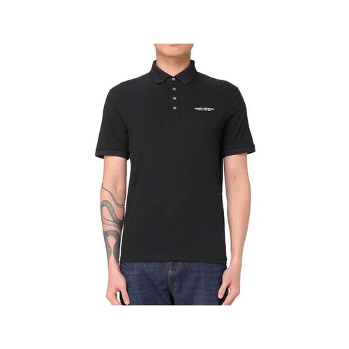 Polo Armani Exchange Heritage Homme Noir