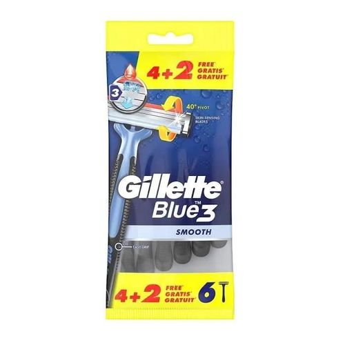 Blue 3 Smooth Jednorazowe Maszynki Do Golenia Dla M¿¿Czyzn 6szt 