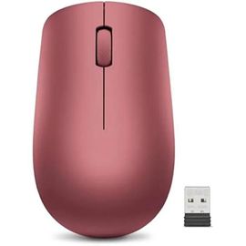 Lenovo Souris sans Fil 530, Design ambidextre, Connexion Nano USB, Compatible avec Ordinateurs Portables et PC Windows - Rouge