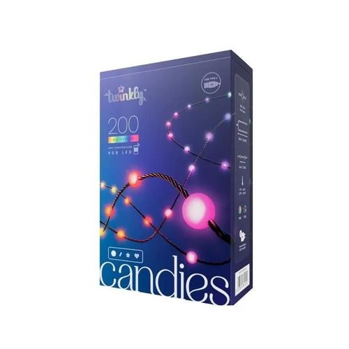 Twinkly Candies ¿ 200 Lampki W Kszta¿Cie Pere¿ Rgb Leds Zielony Przew