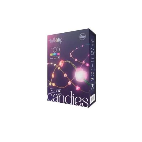 Twinkly Candies ¿ 100 Lampki W Kszta¿Cie Serc Rgb Leds Przezroczysty