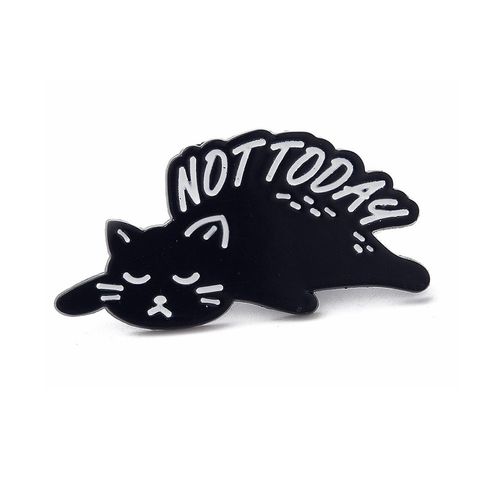 Pin's Chat Not Today 16x33mm