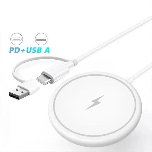 Chargeur Magnétique Sans Fil Pour Iphone 15 14 13 12 11 Pro Max, Mini Chargeurs De Bureau, Usb A Pd, Aimant, Station De Charge Rapide, 30w-Pd And Usb A1