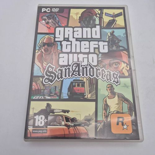Jeu Pc Grand Theft Auto San Andreas (2004) ¿ Rockstar Games ¿ Dvd-Rom/ M3