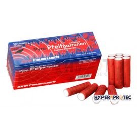 Pack de 50 fusées sifflantes pour arme alarme