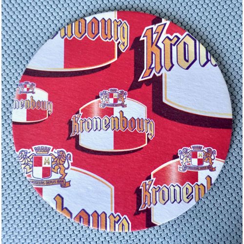 Ancien Sous Bock Biere Kronenbourg. "Invitez-Là À Tous Les Repas !".