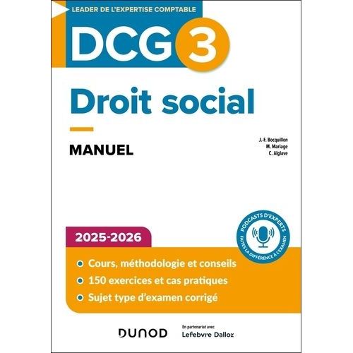 Droit Social Dcg 3 - Manuel