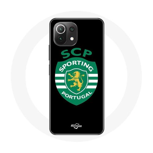 Coque Xiaomi Mi 11 Lite Scp Sporting Portugal Fond Noir