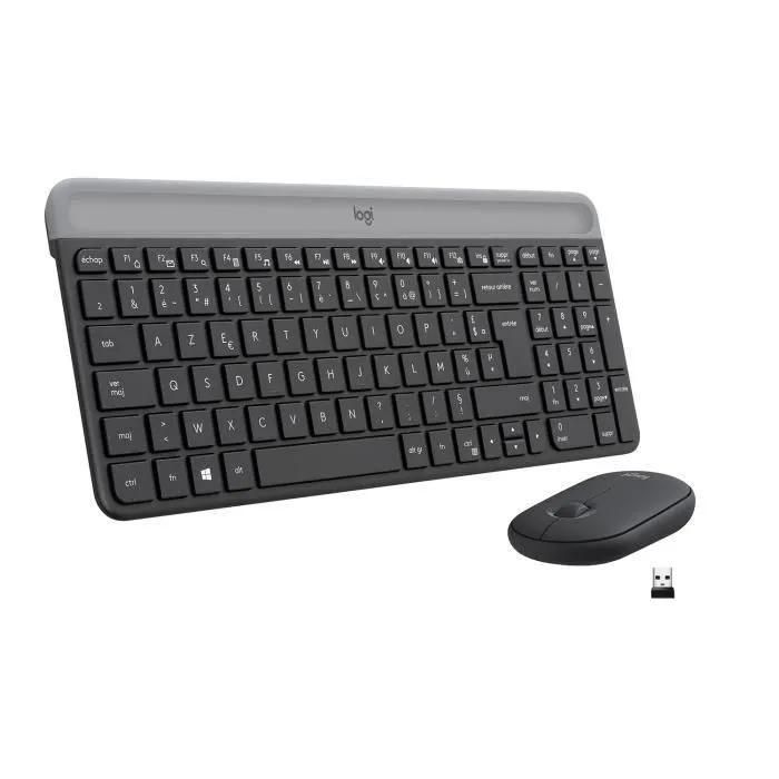 Logitech Slim Wireless Combo MK470 - Ensemble clavier et souris - sans fil ... - 2