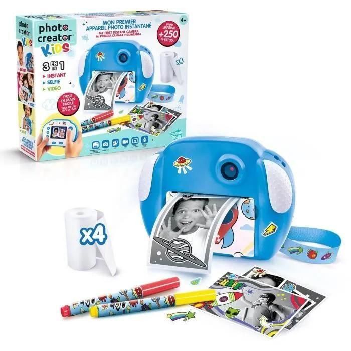 Canal Toys Appareil Photo Instantan� Kids - Version Bleue - 2
